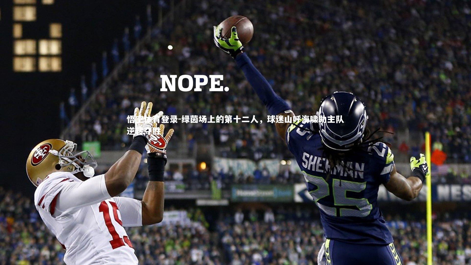 绿茵场上的第十二人，球迷山呼海啸助主队逆转夺胜